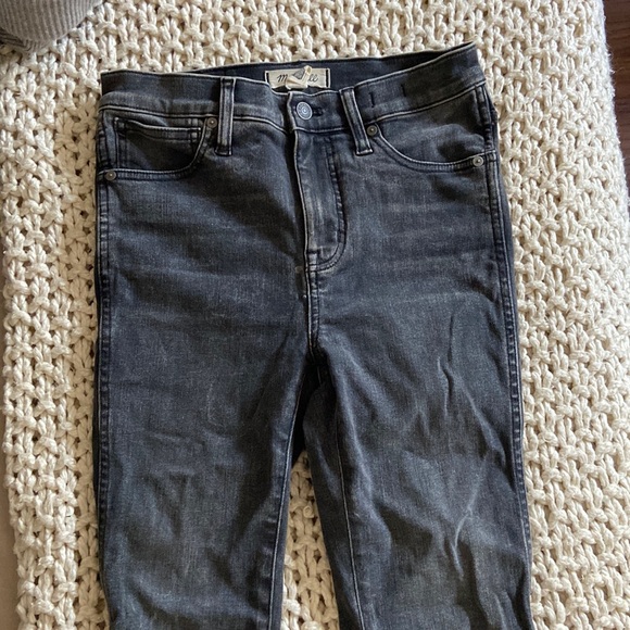 Madewell High Rise Skinny Jeans - Grey - Picture 2 of 2